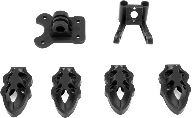 EVTSCAN RC FPV Quadcopter Motor Base Camera Antenna Mounting Kit Lightweight and Durable for Drone Frame 3D Printed (Black) - Image 1